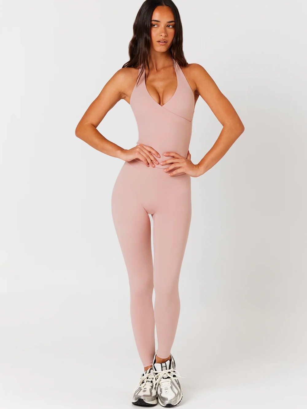 NWT CROP SHOP BOUTIQUE CSB 
Form invisible scrunch leggings - Dusty pink